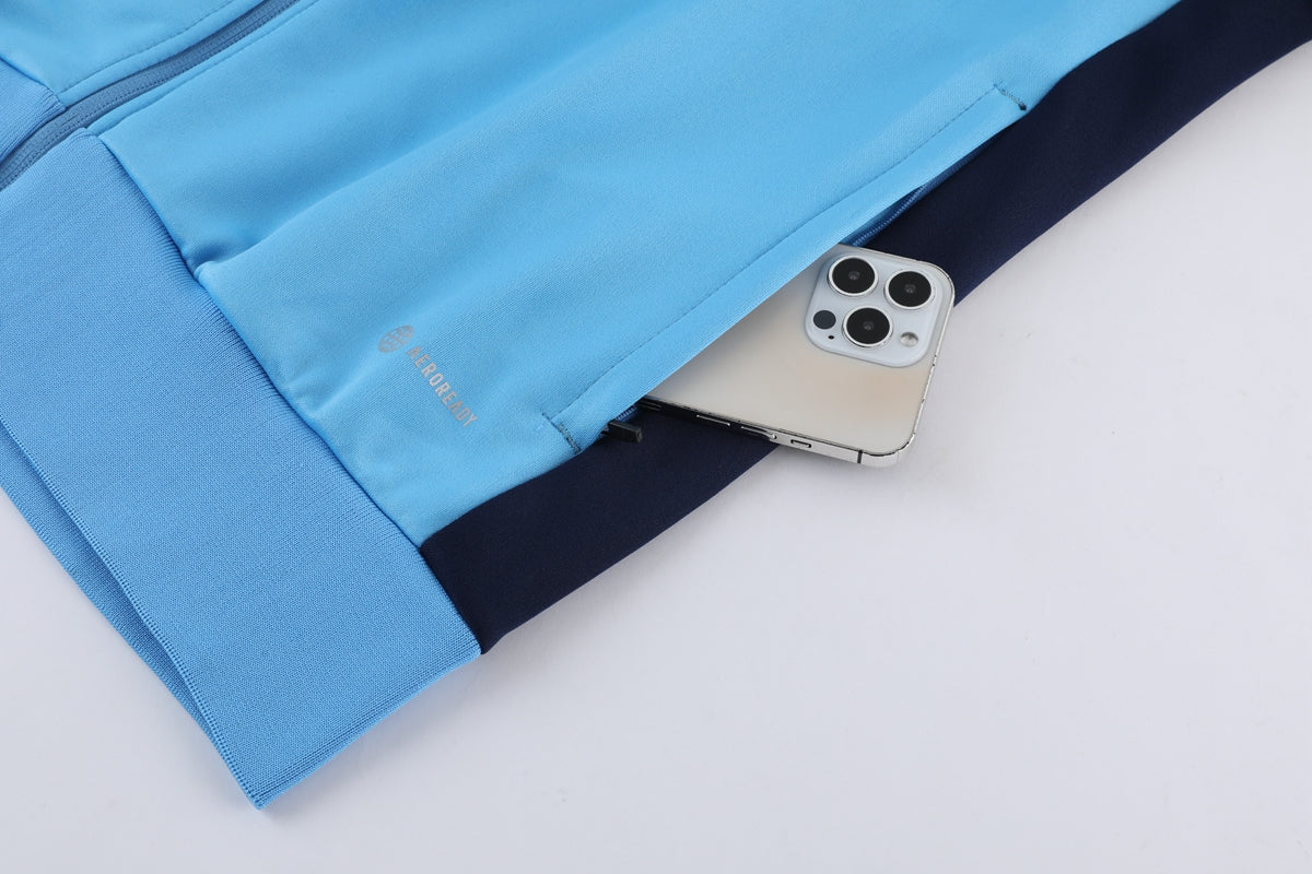 Conjunto Blusa + Calça - Adidas Azul com azul escuro VII
