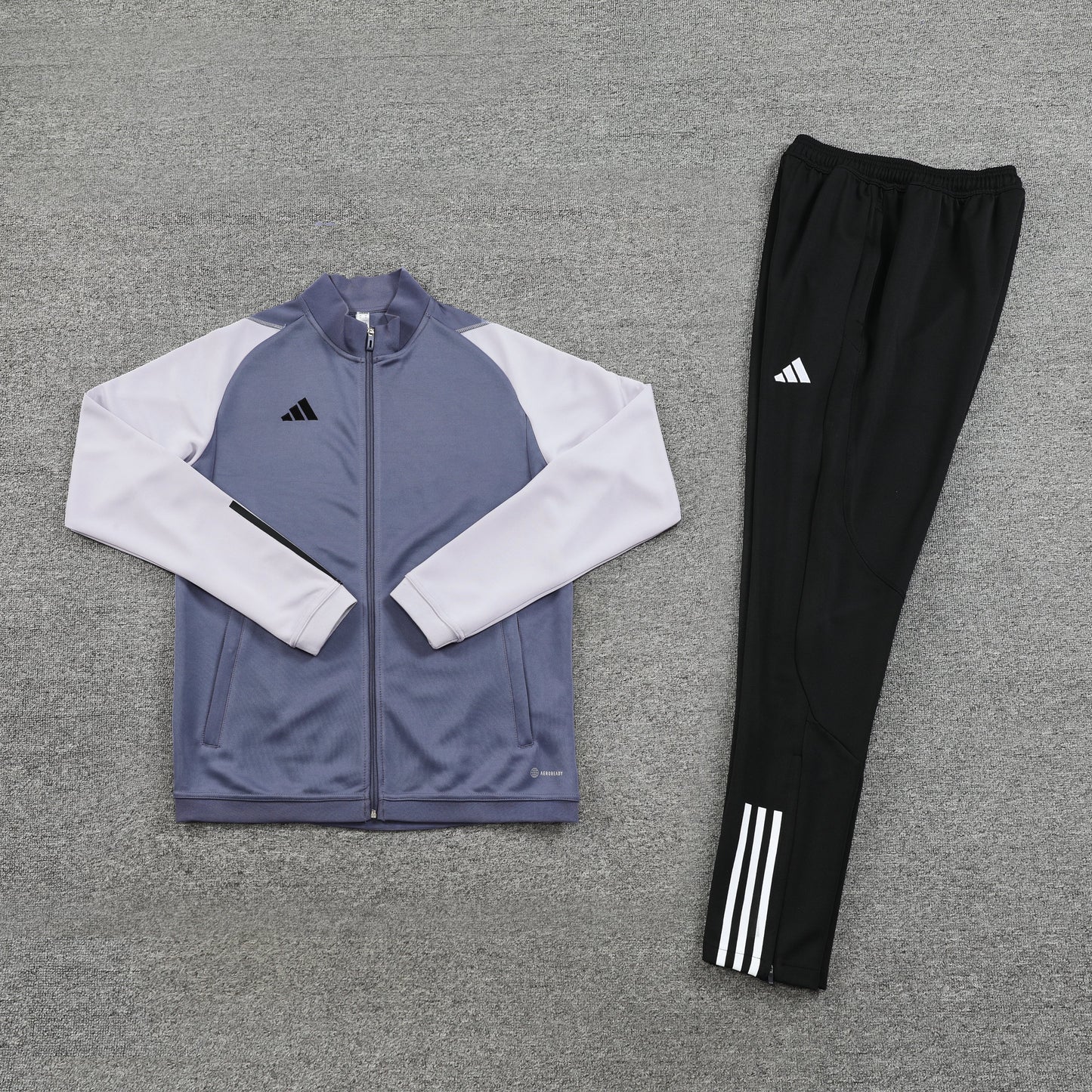 Conjunto Blusa + Calça - Adidas Cinza com preto II