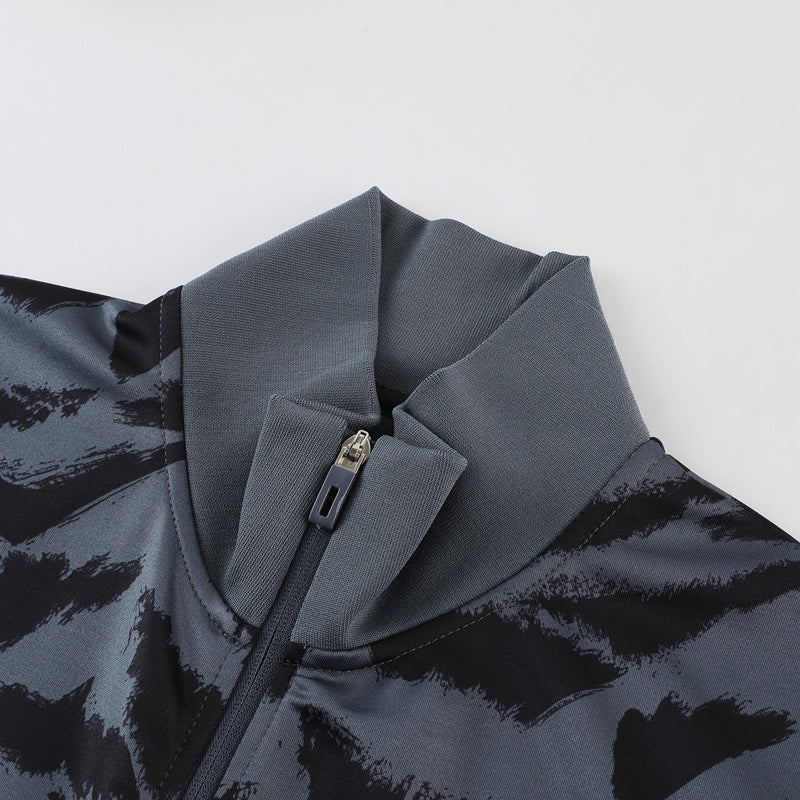 Conjunto Blusa + Calça - Adidas Cinza escuro com preto