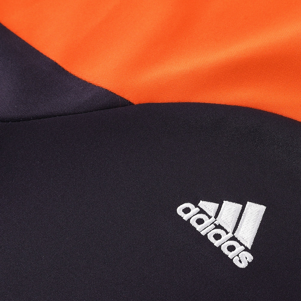 Conjunto Blusa + Calça - Adidas Laranja com Cinza