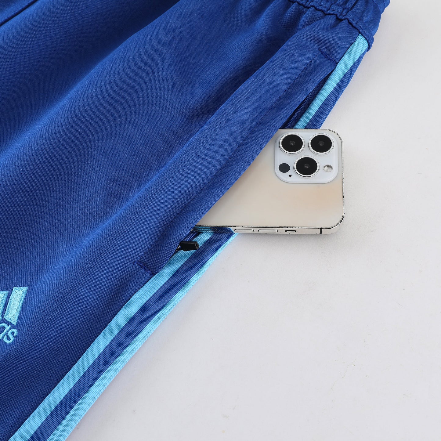 Conjunto Blusa + Calça - Adidas Lilás com azul