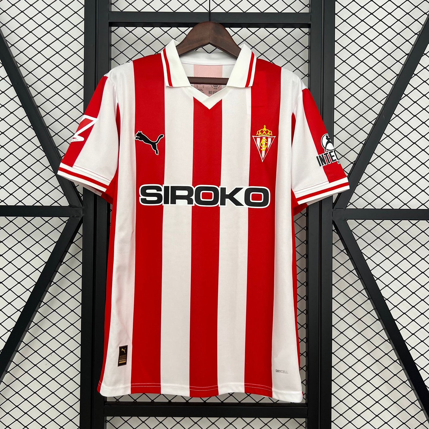 Camisa Sporting Gijon Home 25/26 - Puma Torcedor Masculina