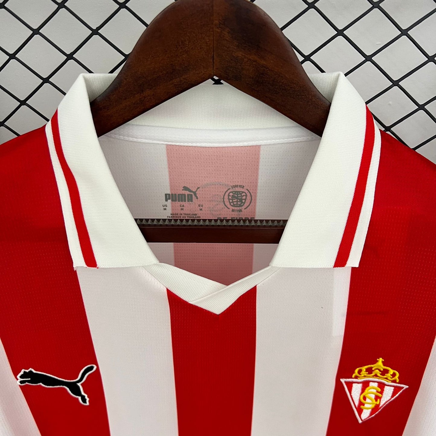 Camisa Sporting Gijon Home 25/26 - Puma Torcedor Masculina