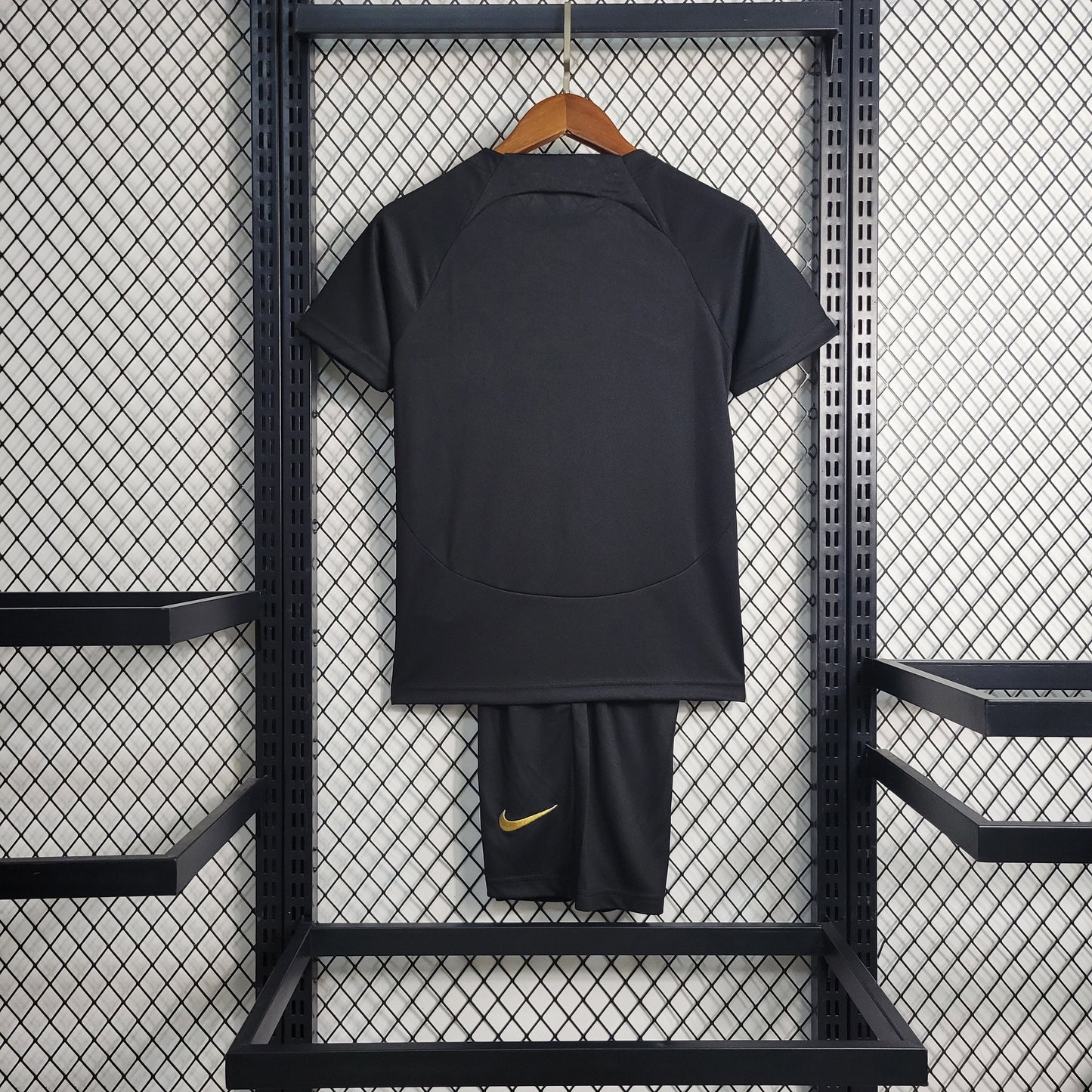 Conjunto Infantil Corinthians 2023/24 - Treino Preto
