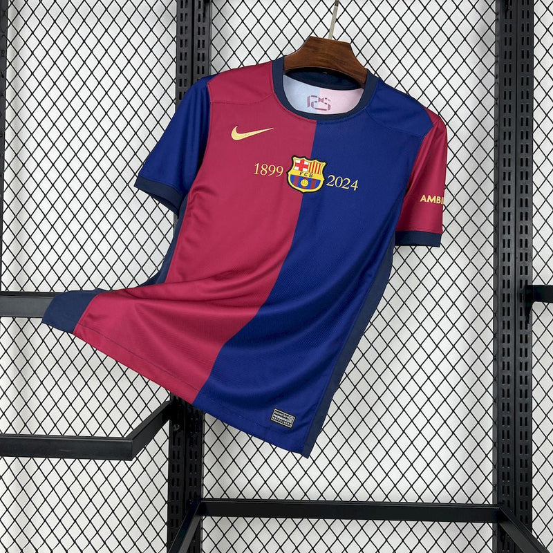 Camisa Barcelona 2024/25 Comemorativa 125th