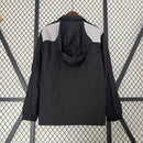 Jaqueta Corta-Vento - Nike 2024 preto e cinza com capuz