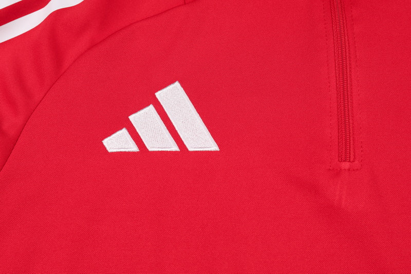 Conjunto Blusa + Calça - Adidas 2025 - Vermelho