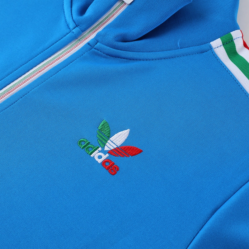 Conjunto Blusa + Calça - Adidas Azul, verde e vermelho