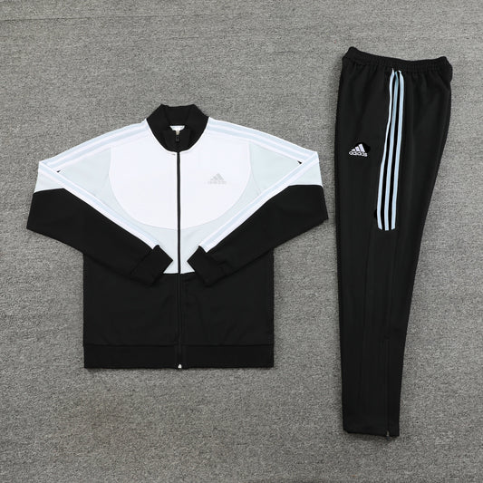Conjunto Blusa + Calça - Adidas Branco, cinza e preto