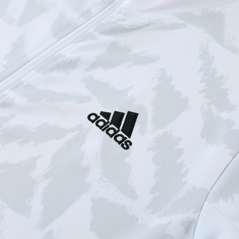 Conjunto Blusa + Calça - Adidas Branco com preto