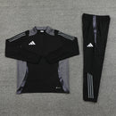 Conjunto Blusa + Calça - Adidas Preto com cinza