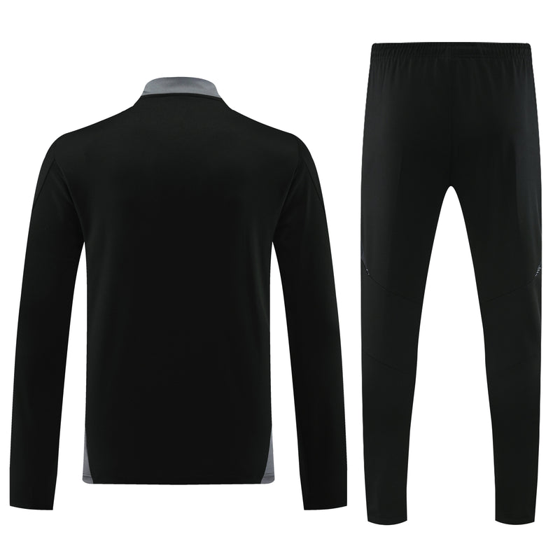 Conjunto Blusa + Calça - Adidas Preto com cinza