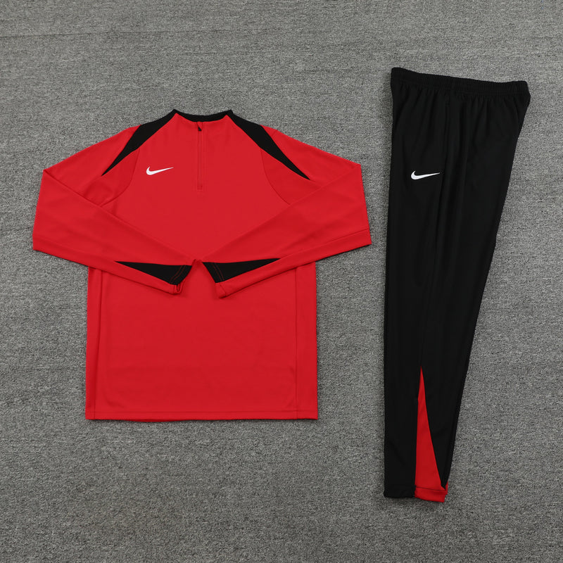 Conjunto Blusa + Calça - Nike Vermelho com preto