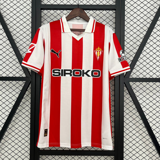 Camisa Sporting Gijon Home 25/26 - Puma Torcedor Masculina