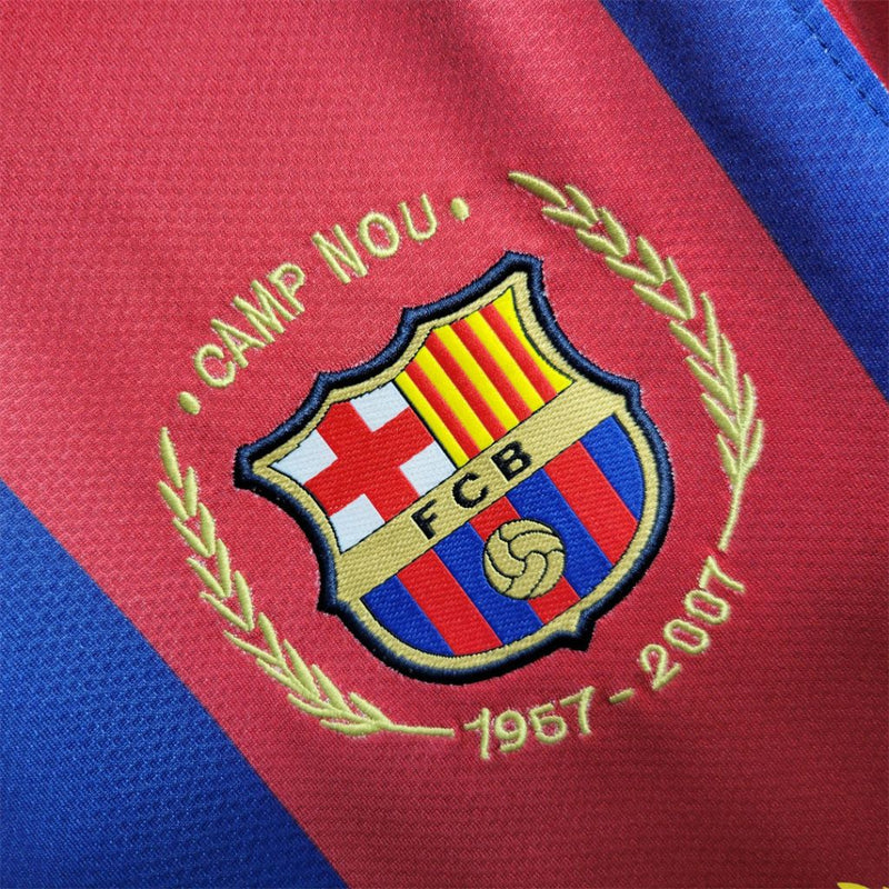 Camisa Retrô FC Barcelona 2007/08 HOME