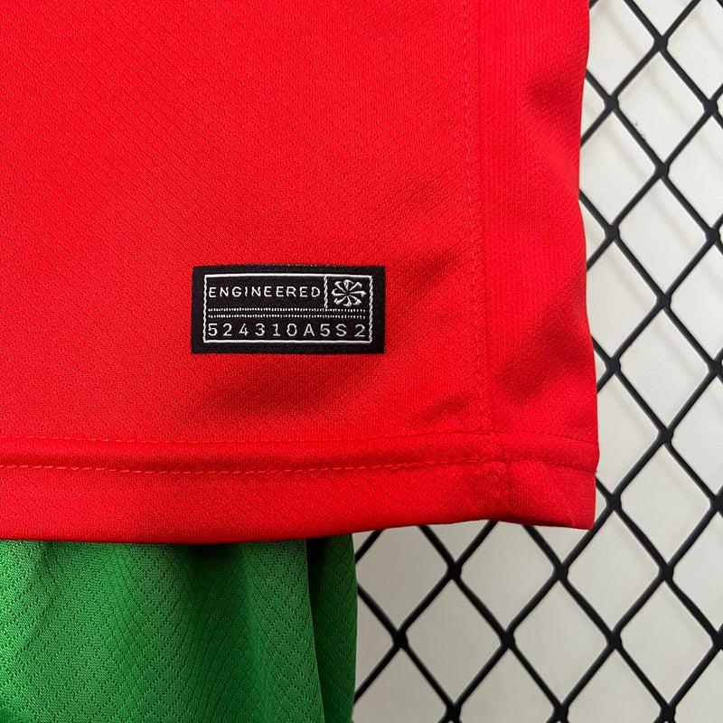 Conjunto Infantil Seleção Portugal 2024/25 Home